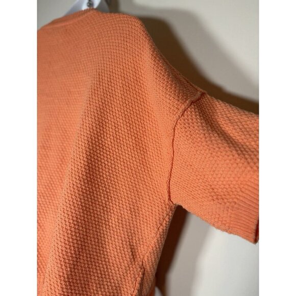 Sincerely Jules Knit Lounge Set Shorts Orange Size Large Cottagecore Lagenlook - Picture 6 of 10